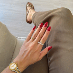 Solid Red press-ons